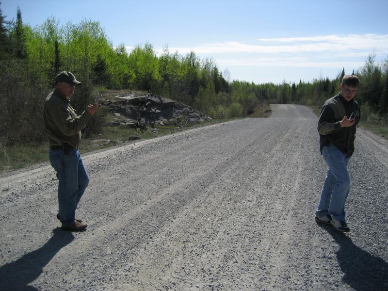 So we're going fishing.... and these guys need to use their cell phone.