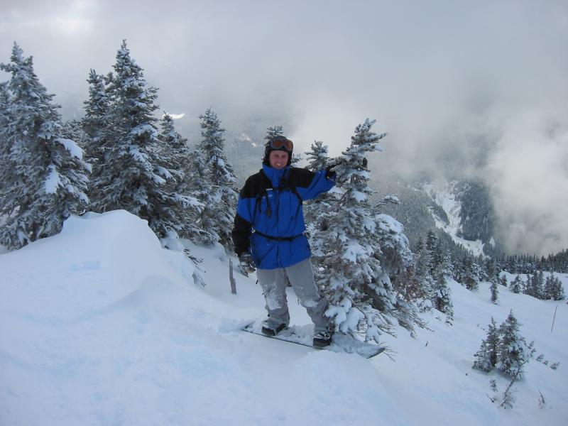 Me at the top of Whistler